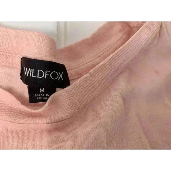 Wildfox STAY WILD Leopard Keke Tee T Shirt Women Medium Distressed NEW.  137 - Picture 2 of 3